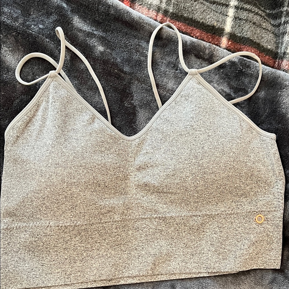 Danskin Peach and Gray Bralette Set of 2 Sz XL - Picture 6 of 7